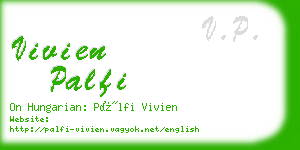vivien palfi business card